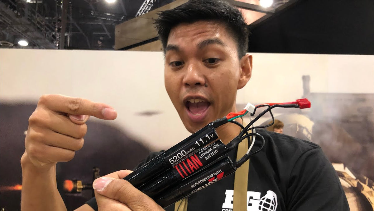 Titan Airsoft 5200mAh 11.1v Crane Stock Battery in Europe