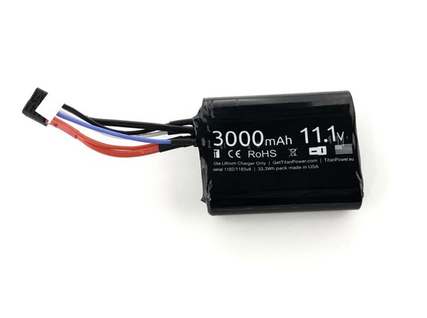 3000mAh 11.1v Brick T-Plug