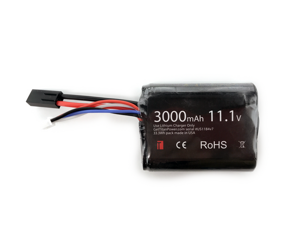 3000mAh 11.1v Brick Tamiya