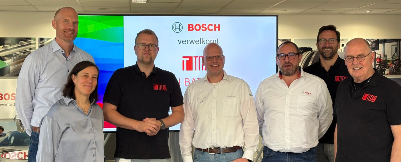 Titan Batteries sets a new global standard with EU Production launch at the Energy Conversion Campus at Bosch premises in Tilburg, the Netherlands.
