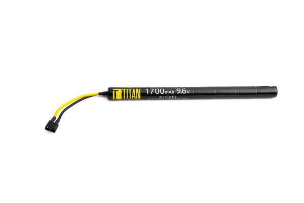 Titan NiMh 1700mAh 9.6v Stick T-Plug (Deans) - Distributor