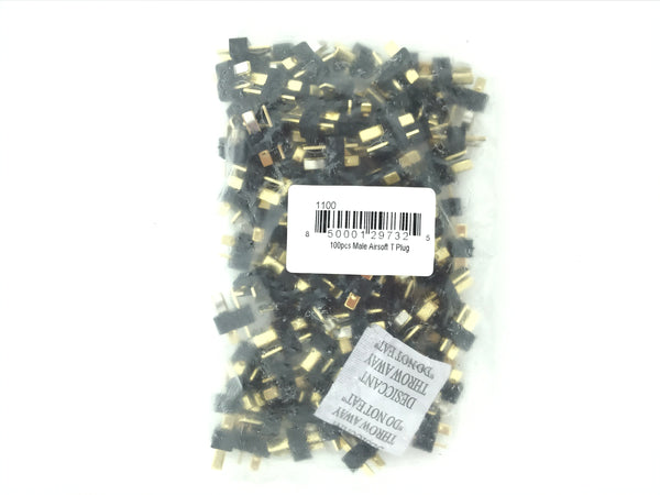 Airsoft T-Plugs Male - 100 Pieces